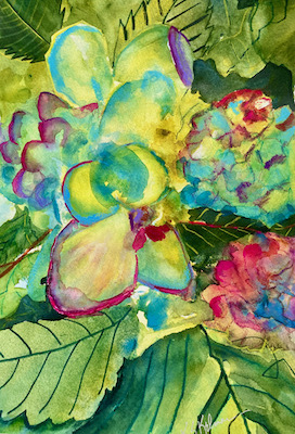Hydrangea's Journey 2 by Sue Kelman