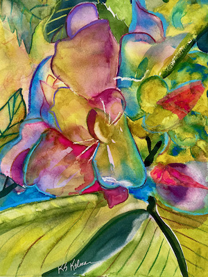 Hydrangea's Journey 3 by Sue Kelman