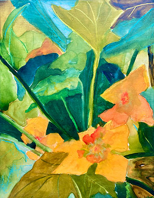 Squash Blossoms by Sue Kelman